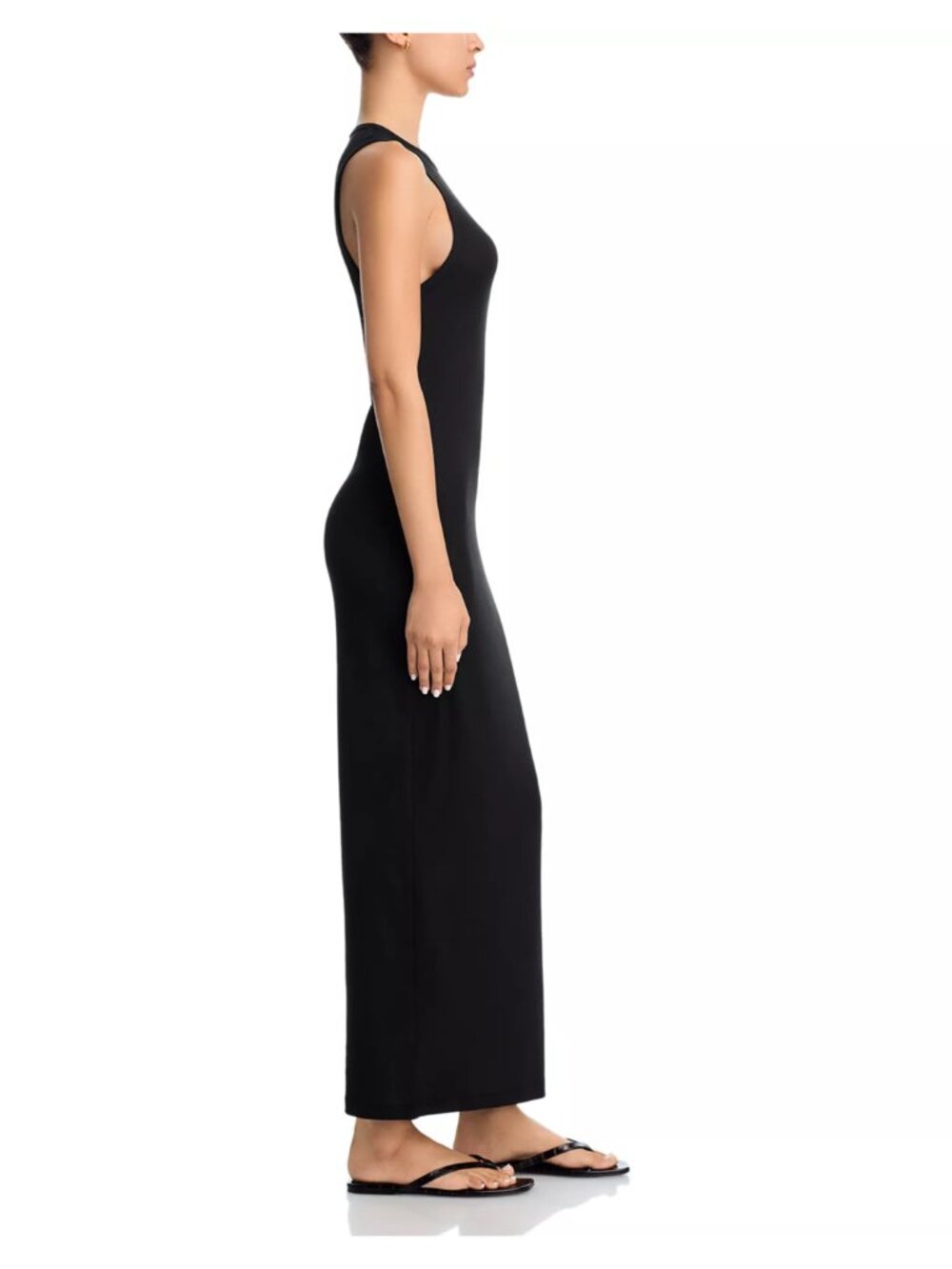WARDROBE.NYC Racer Bodycon Maxi Dress Black Size S NWT - Picture 4 of 5